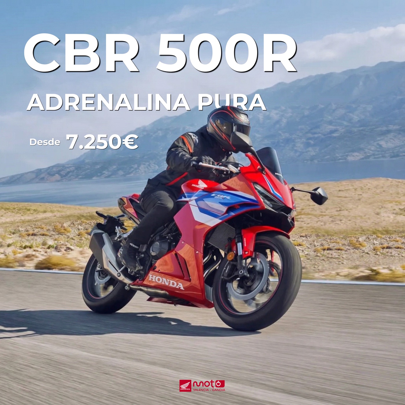 Anuncio Honda CBR 500R — Adrenalina pura