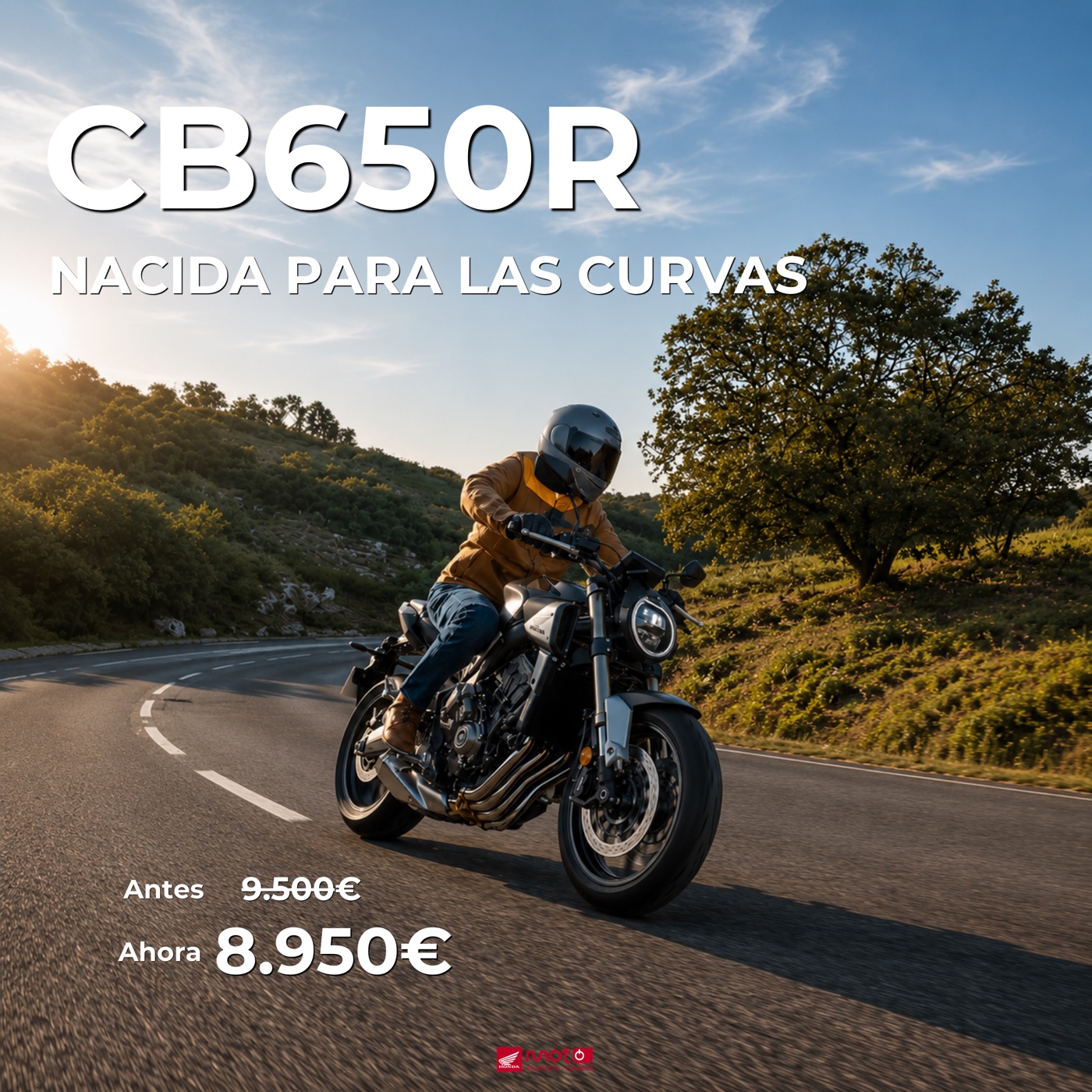 CB650R · Nacida para las curvas — Honda Moto Valencia