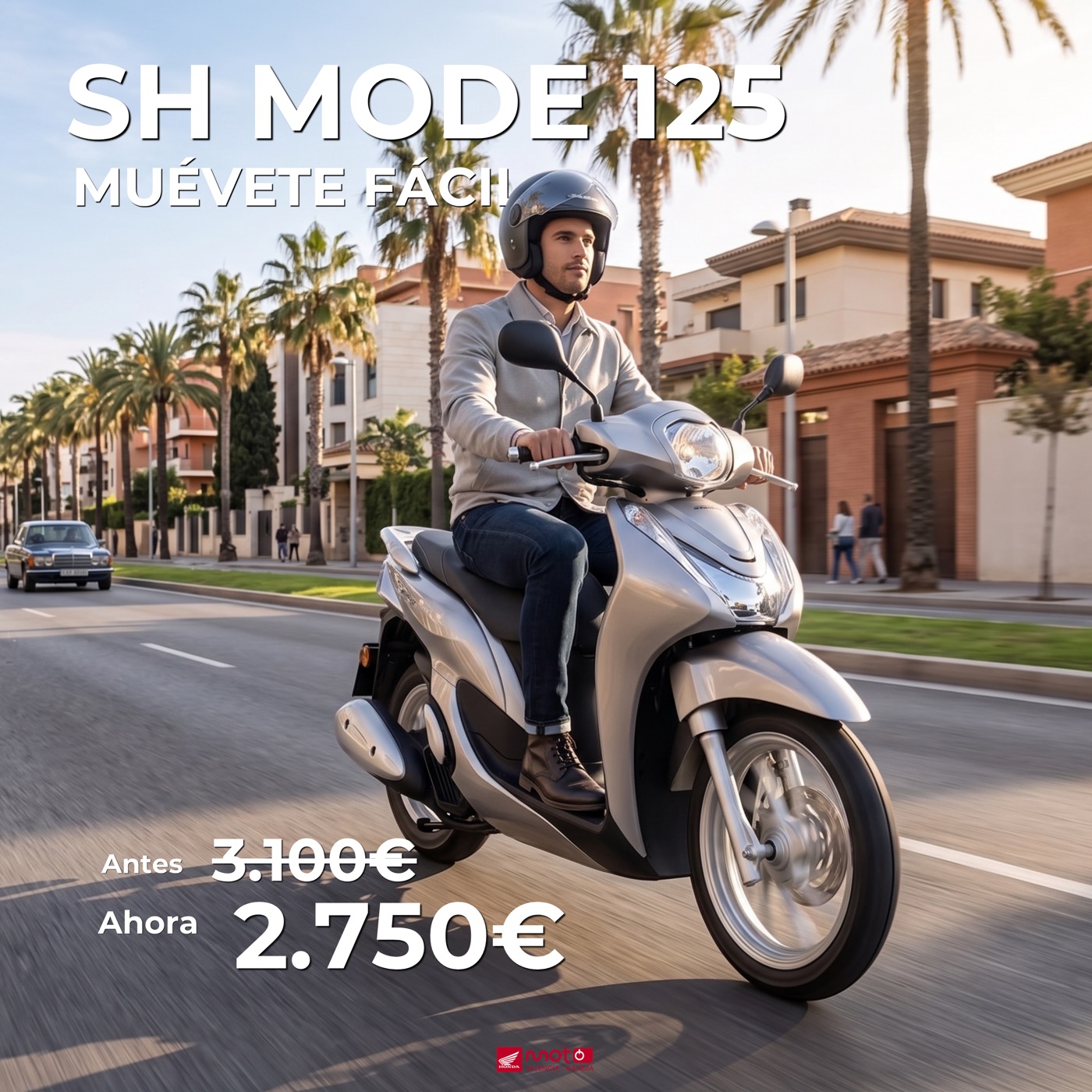 SH Mode 125 · Muévete fácil — Honda Moto Valencia