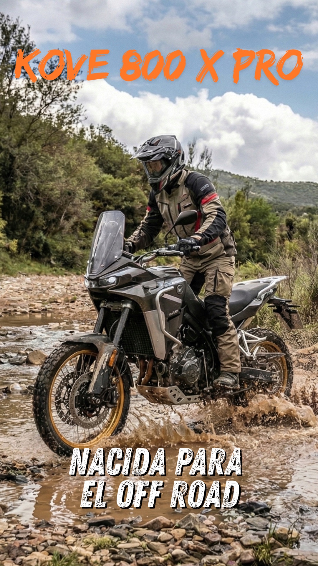 Kove 800 X Pro · Nacida para el off road — Soluciones Motorizadas